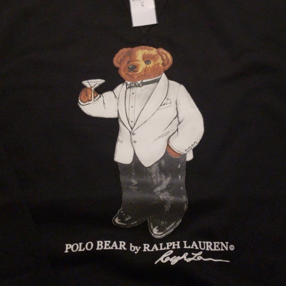 HP Polo Ralph Lauren Martini Bear Sweatshirt - Picture 6 of 8